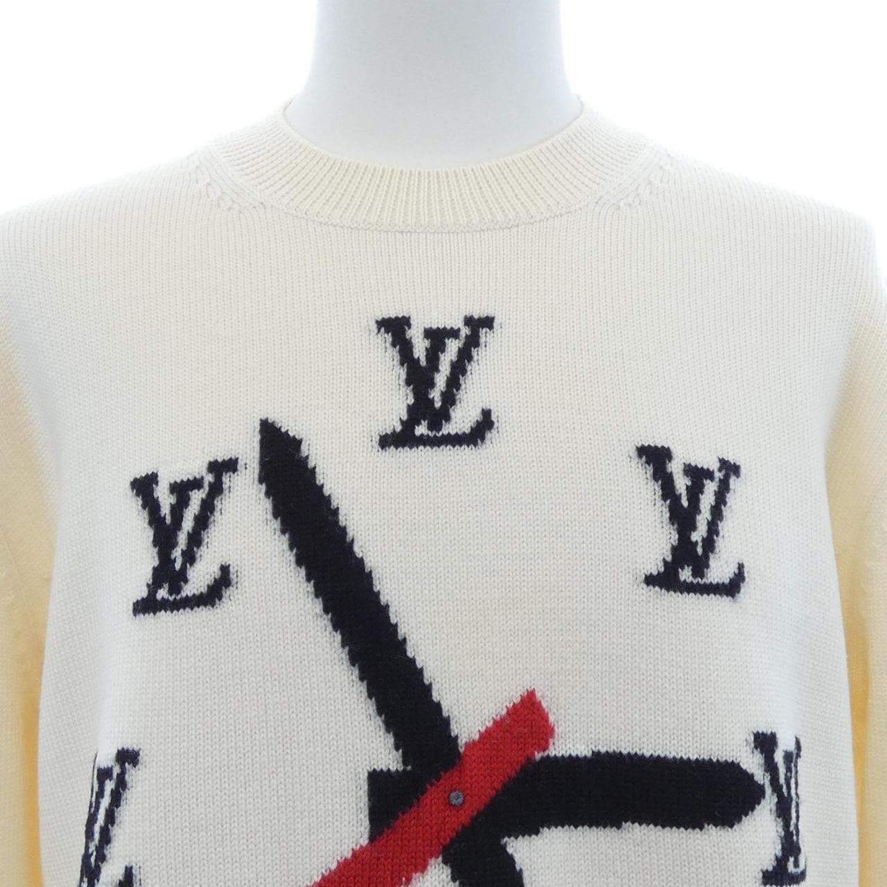 ルイヴィトン LOUIS VUITTON クロックインタルシアプルオーバー HKN78WZLL ニット