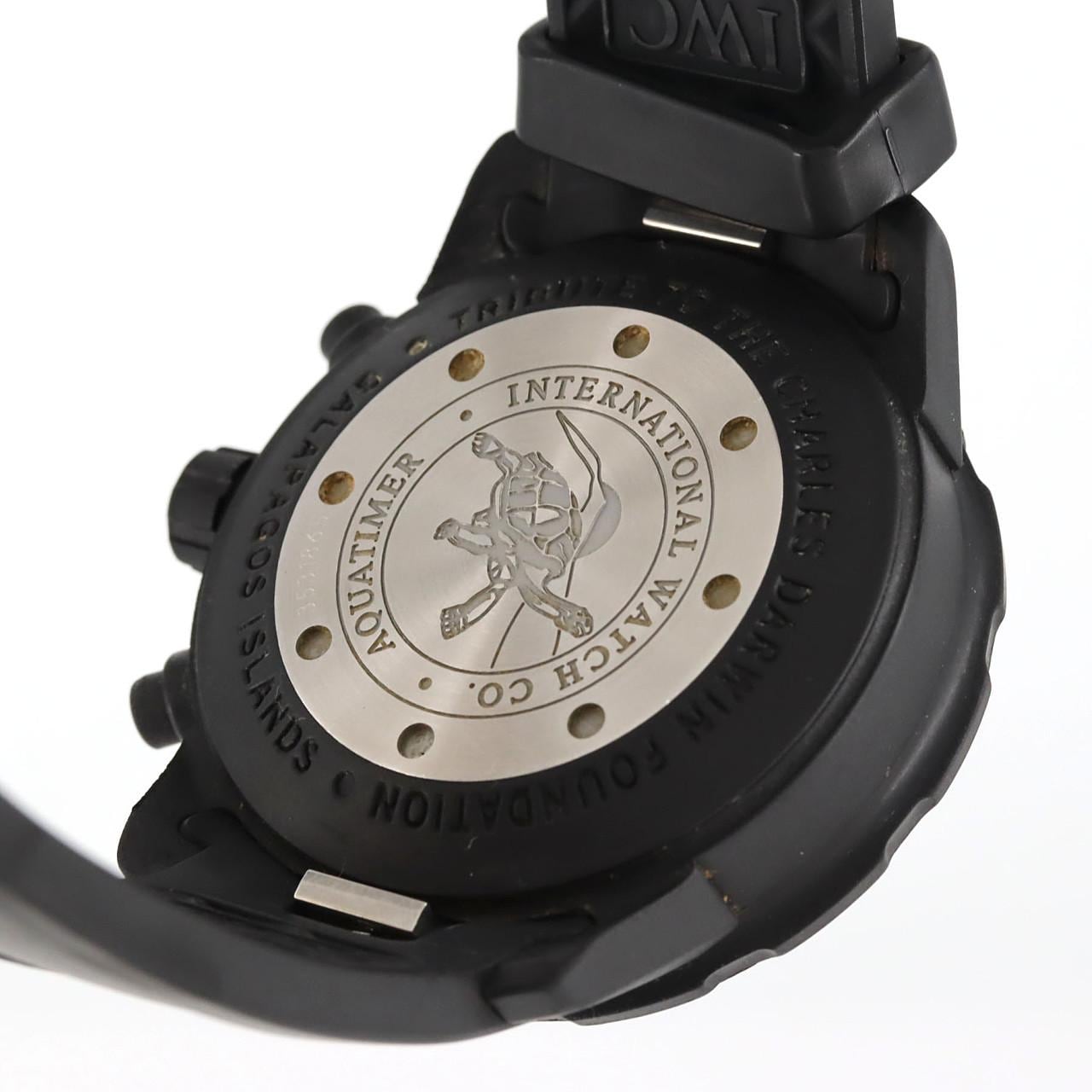 【ノーメンテナンス還元価格】IWC アクアタイマークロノ･ガラパゴスアイランド IW376705 SSxラバー 自動巻