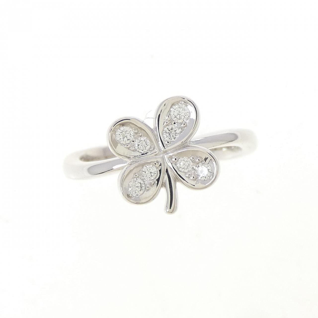 タサキ クローバー ダイヤモンド リング 0.08CT