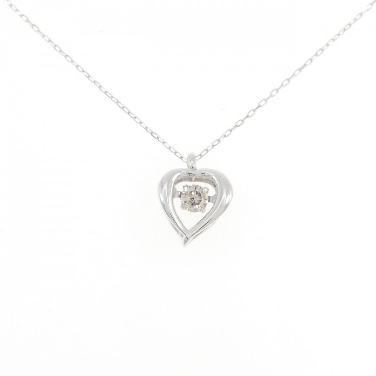K10WG ダイヤモンド ネックレス 0.08CT