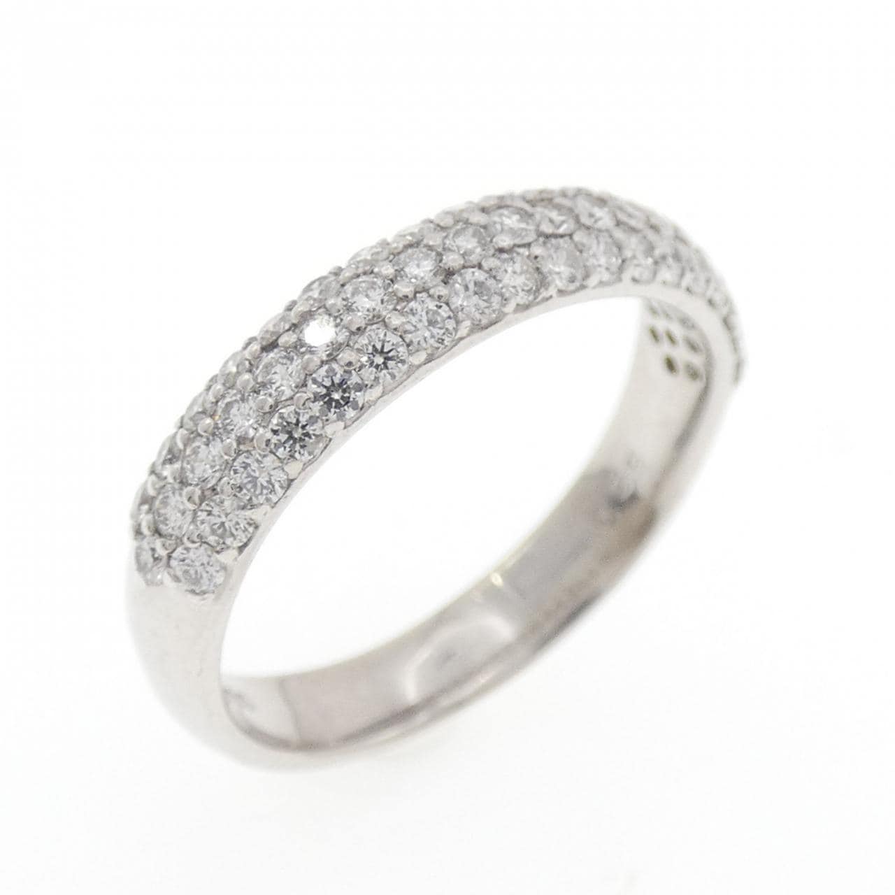 PT900 ハーフエタニティ ダイヤモンド リング 0.55CT