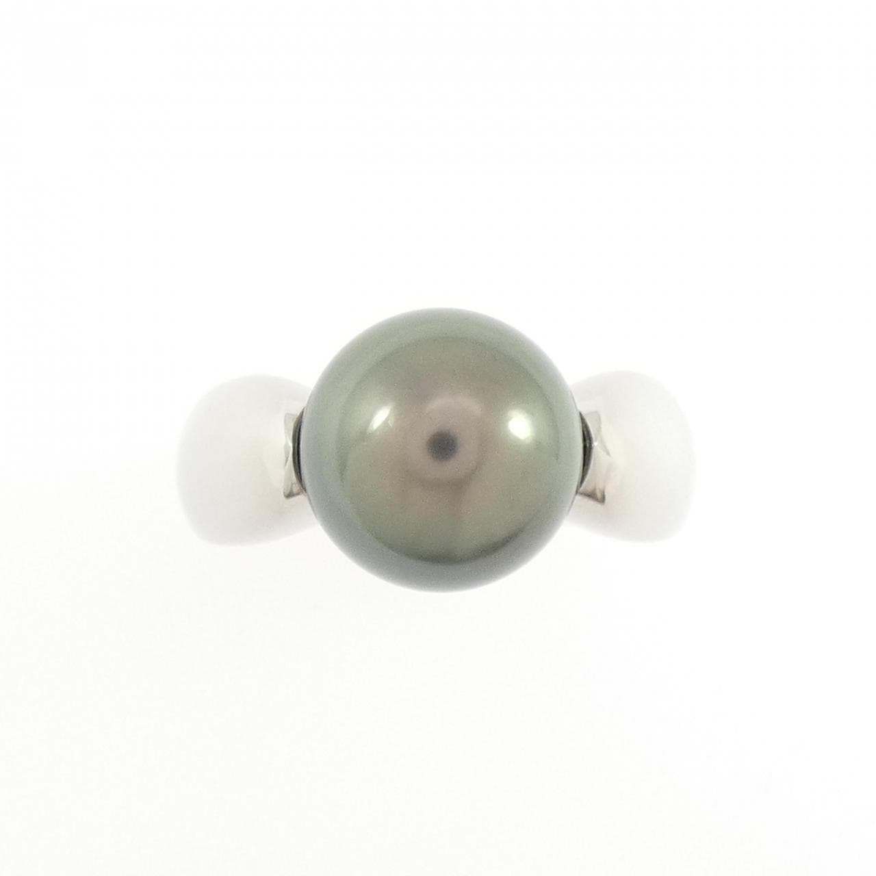 ミキモト 黒蝶パール リング 10.5mm