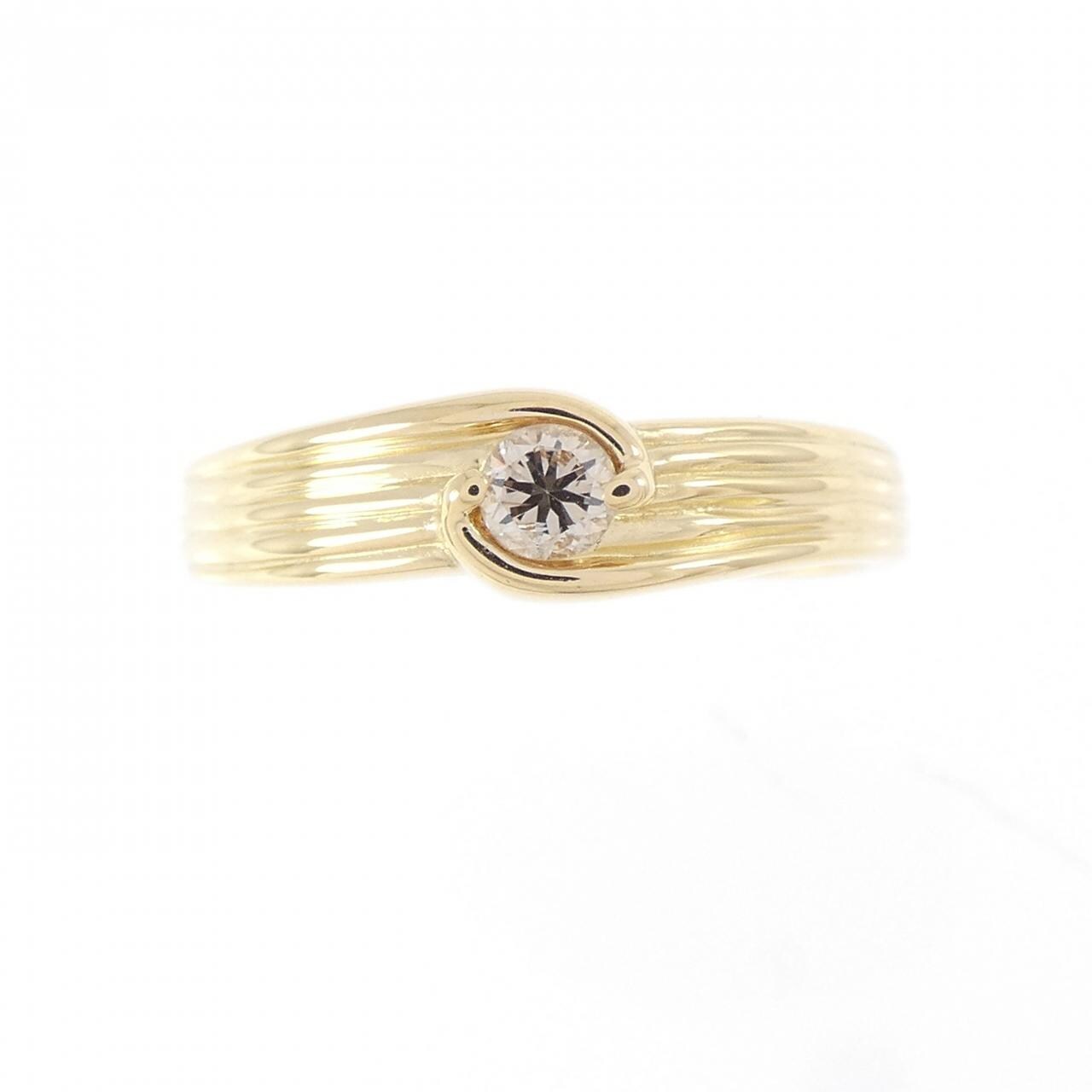 K18YG ダイヤモンド リング 0.11CT
