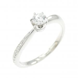 PT950 ダイヤモンド リング 0.202CT D VS2 EXT H&C