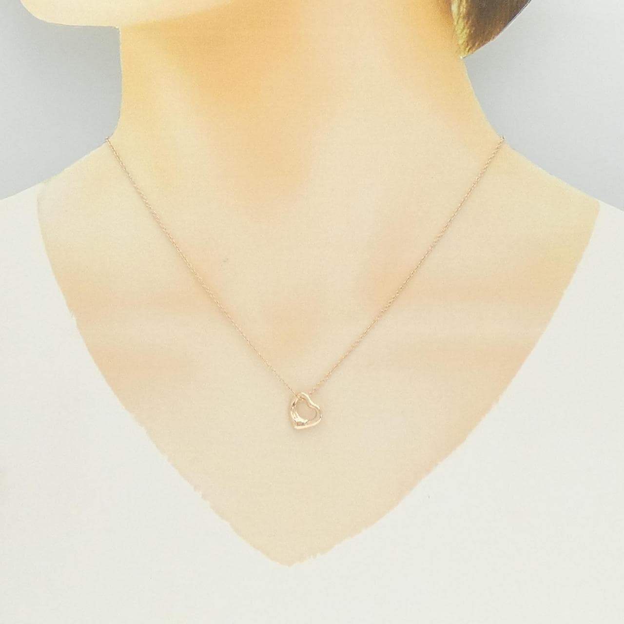 ティファニー オープンハート ネックレス