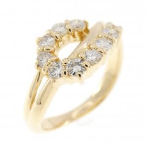 K18YG ダイヤモンド リング 0.32CT