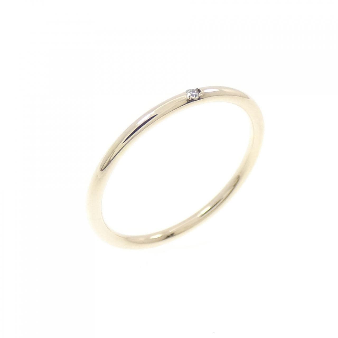 4゜C ダイヤモンド ピンキー リング