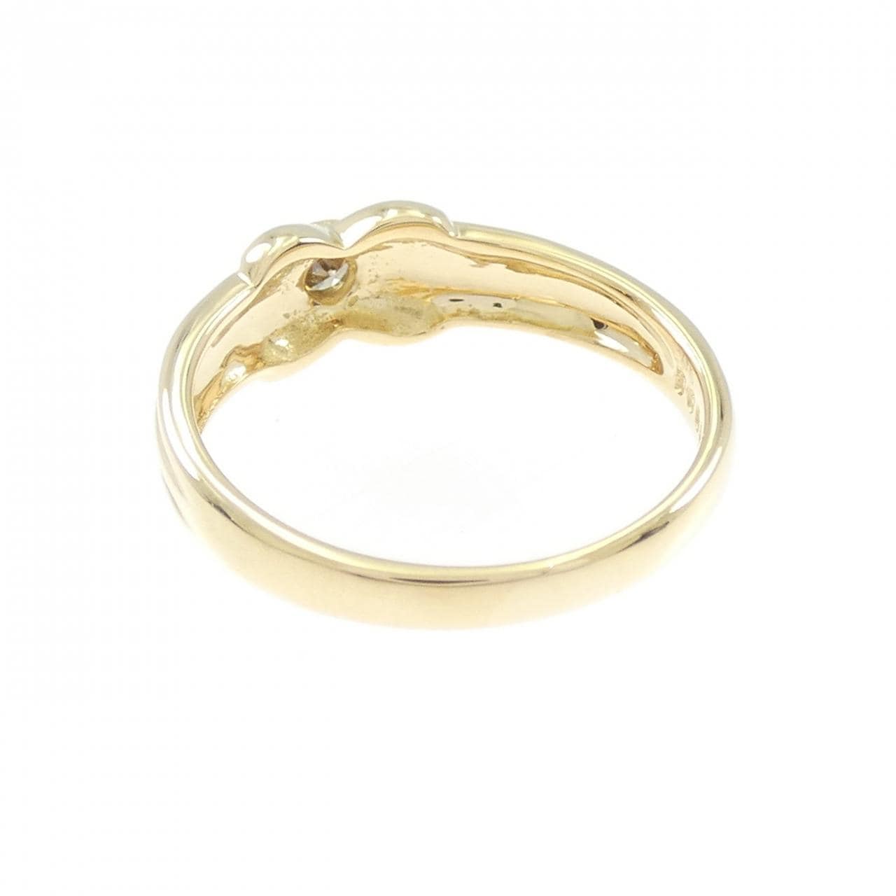 K18YG ダイヤモンド リング 0.09CT