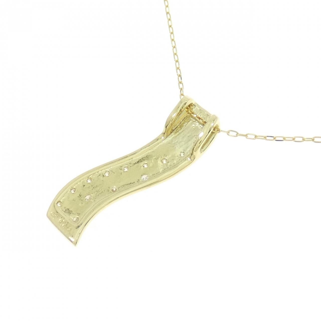【新品】K18YG ダイヤモンド ネックレス 0.20CT