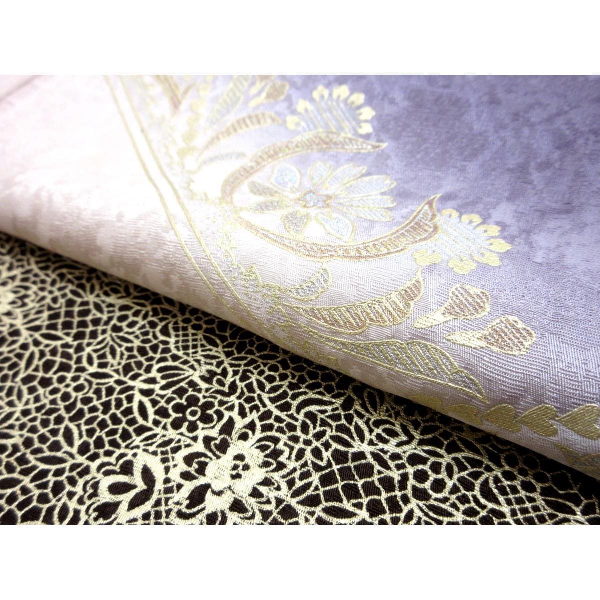 訪問着　金彩加工ボカシ染