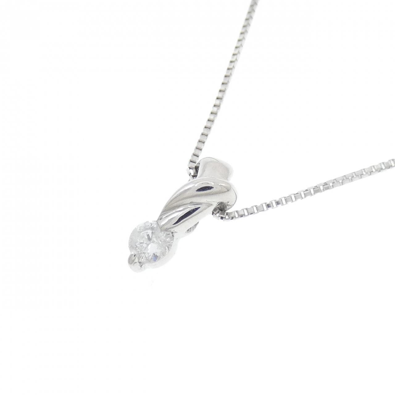 PT900/PT850 ダイヤモンド ネックレス 0.08CT