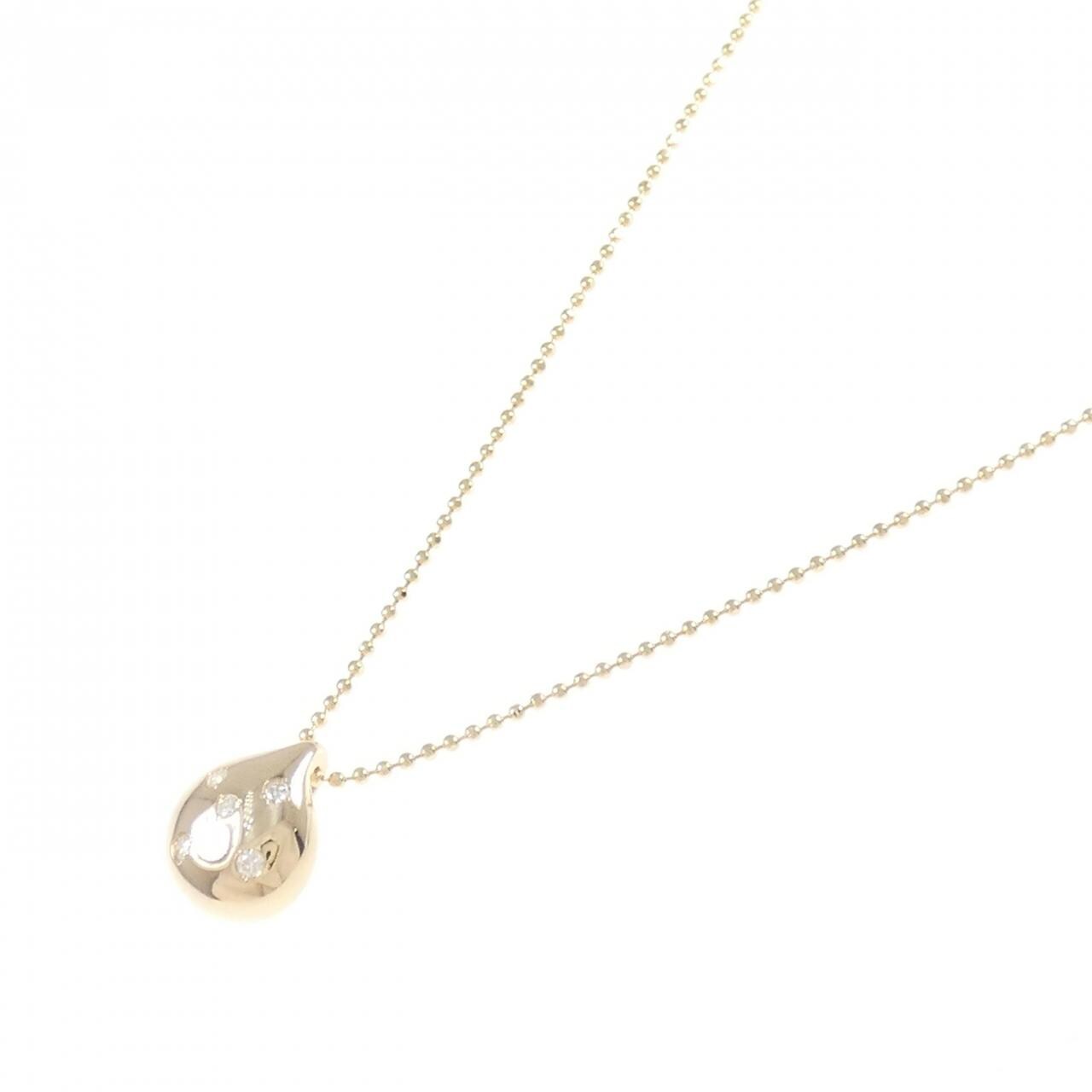 K18PG ダイヤモンド ネックレス 0.06CT