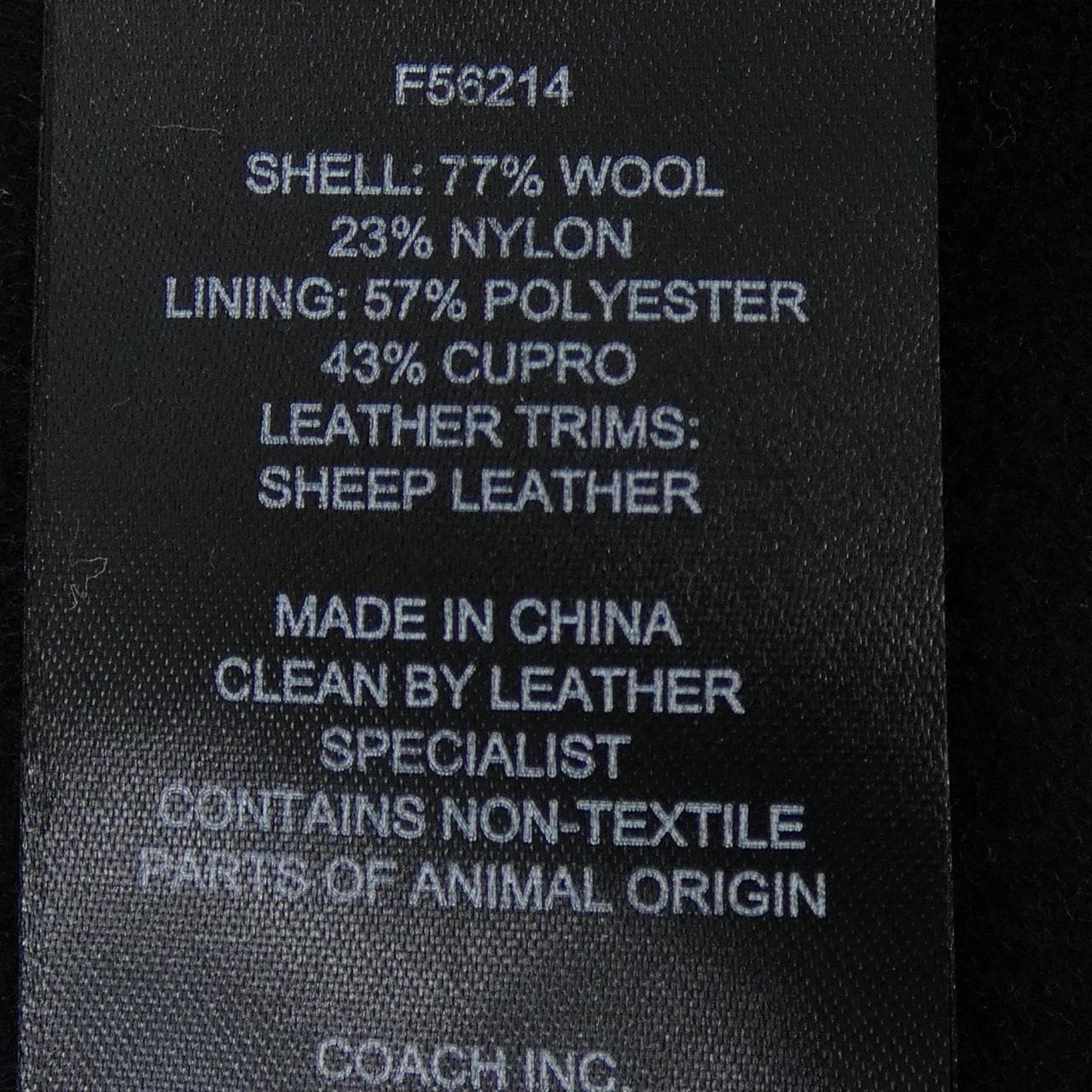 コーチ COACH F56214 コート