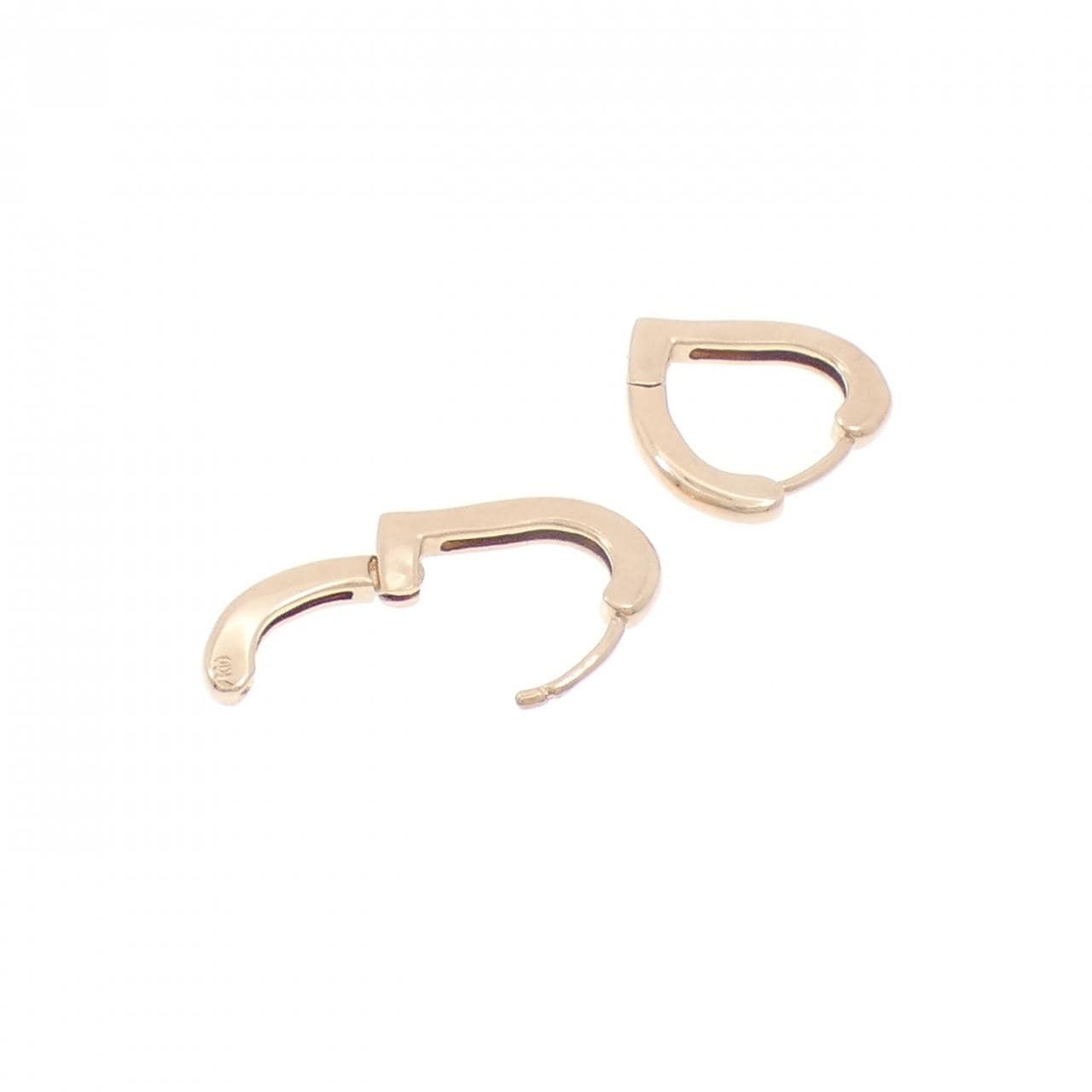 K10PG ハート ピアス