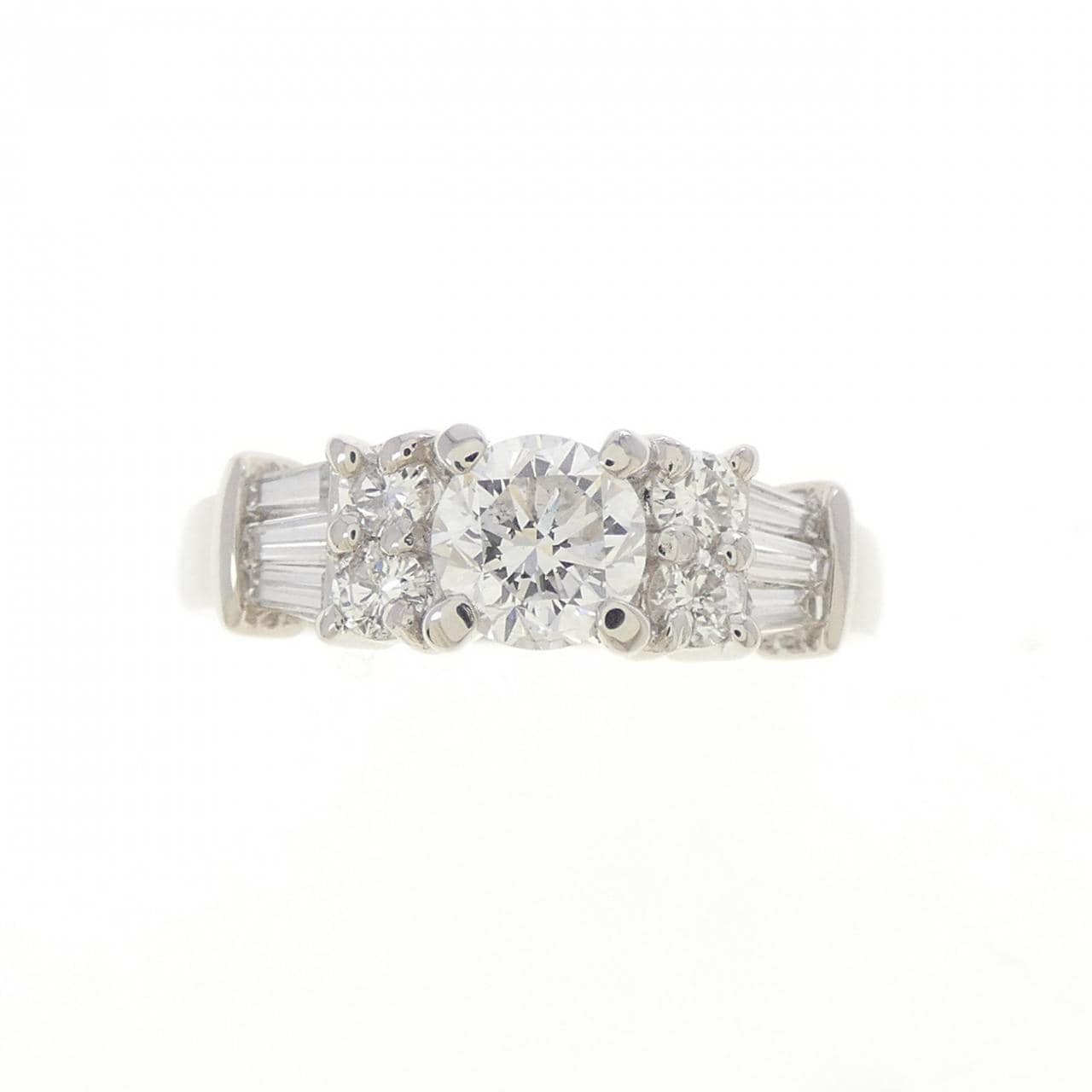 PT900 ダイヤモンド リング 0.504CT F SI1 Fair