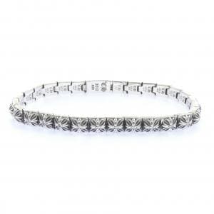 クロムハーツ CHROME HEARTS PYRAMID PLS LNK 1/4 L26 DMND SNGL 200132580SLVL26015 BRACELET