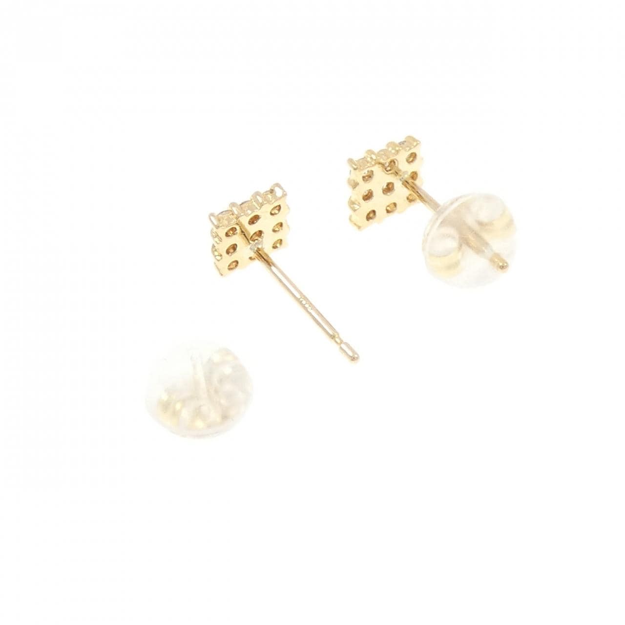 K18YG ダイヤモンド ピアス 0.18CT