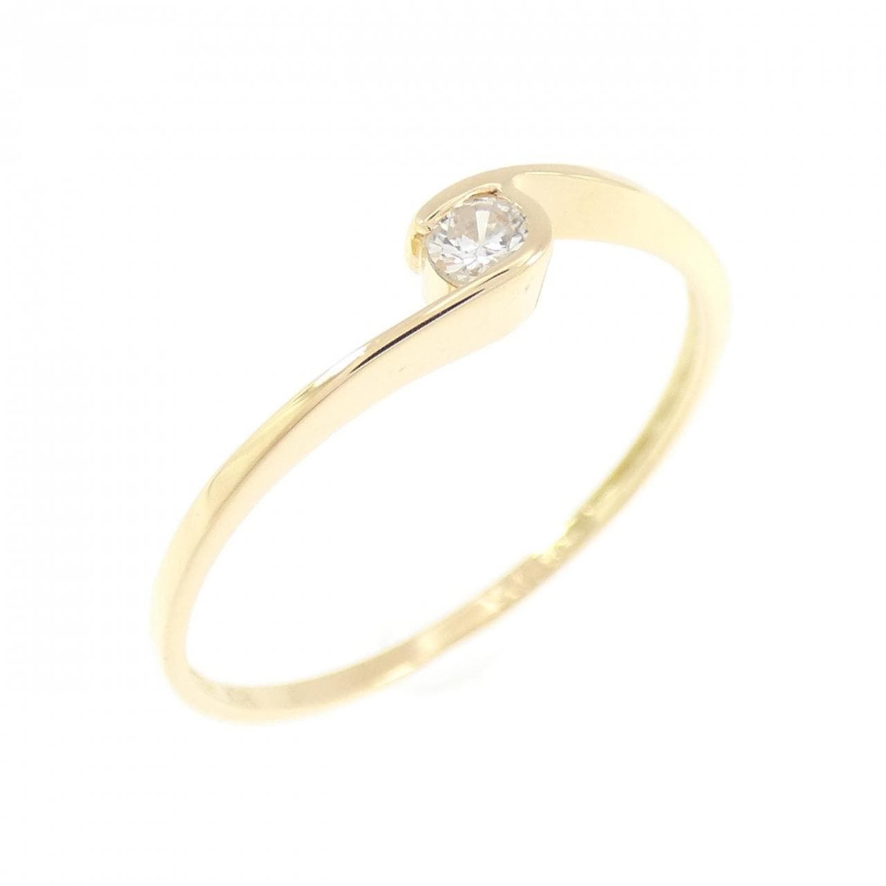 K18YG ダイヤモンド リング 0.05CT