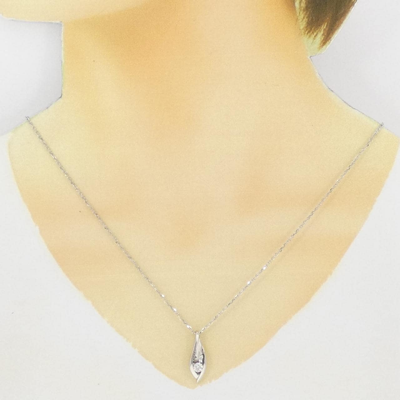 PT900/PT850 ダイヤモンド ネックレス 0.256CT