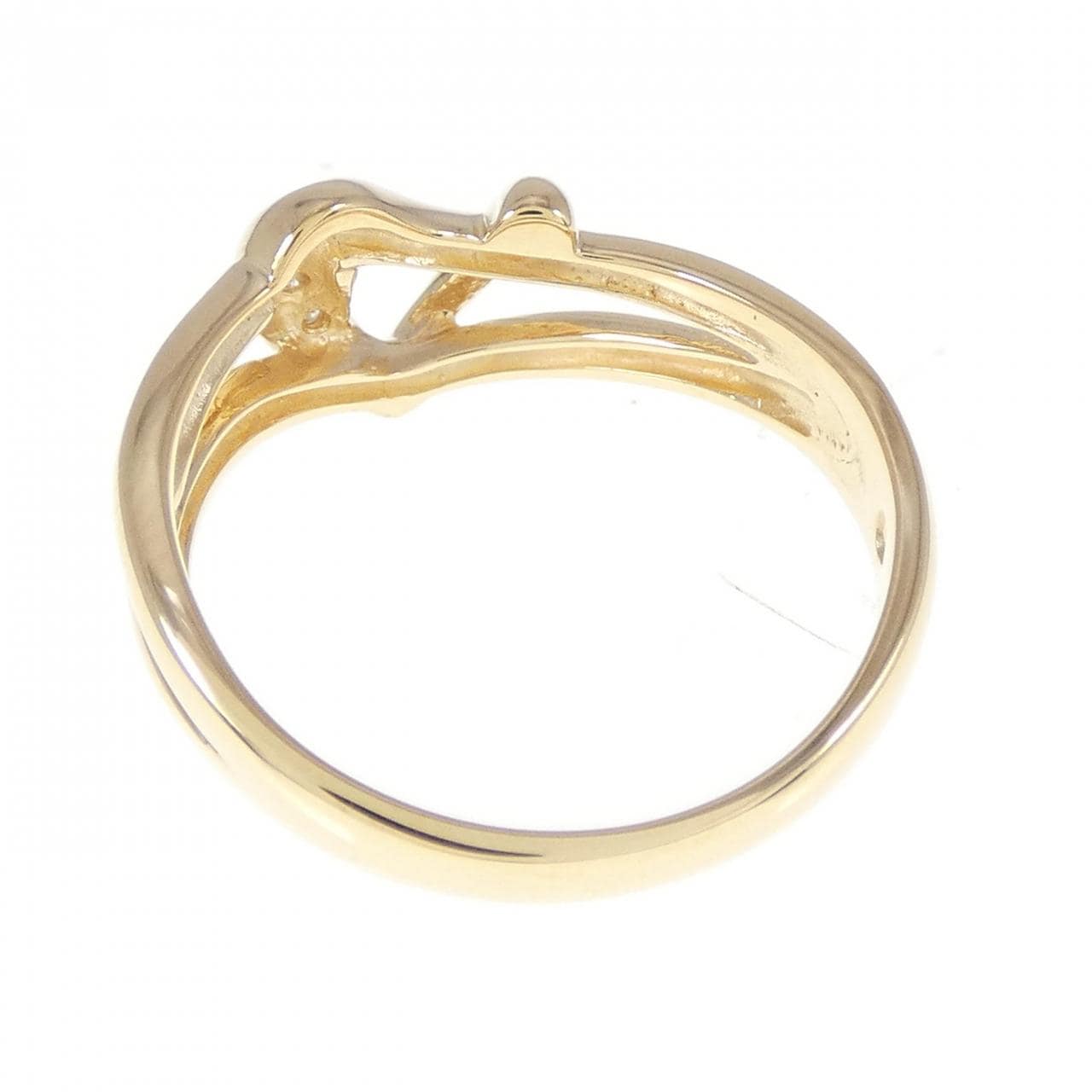 K18YG Diamond ring