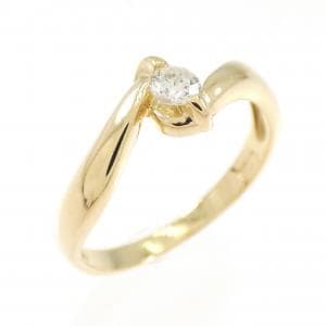 K18YG ダイヤモンド リング 0.10CT