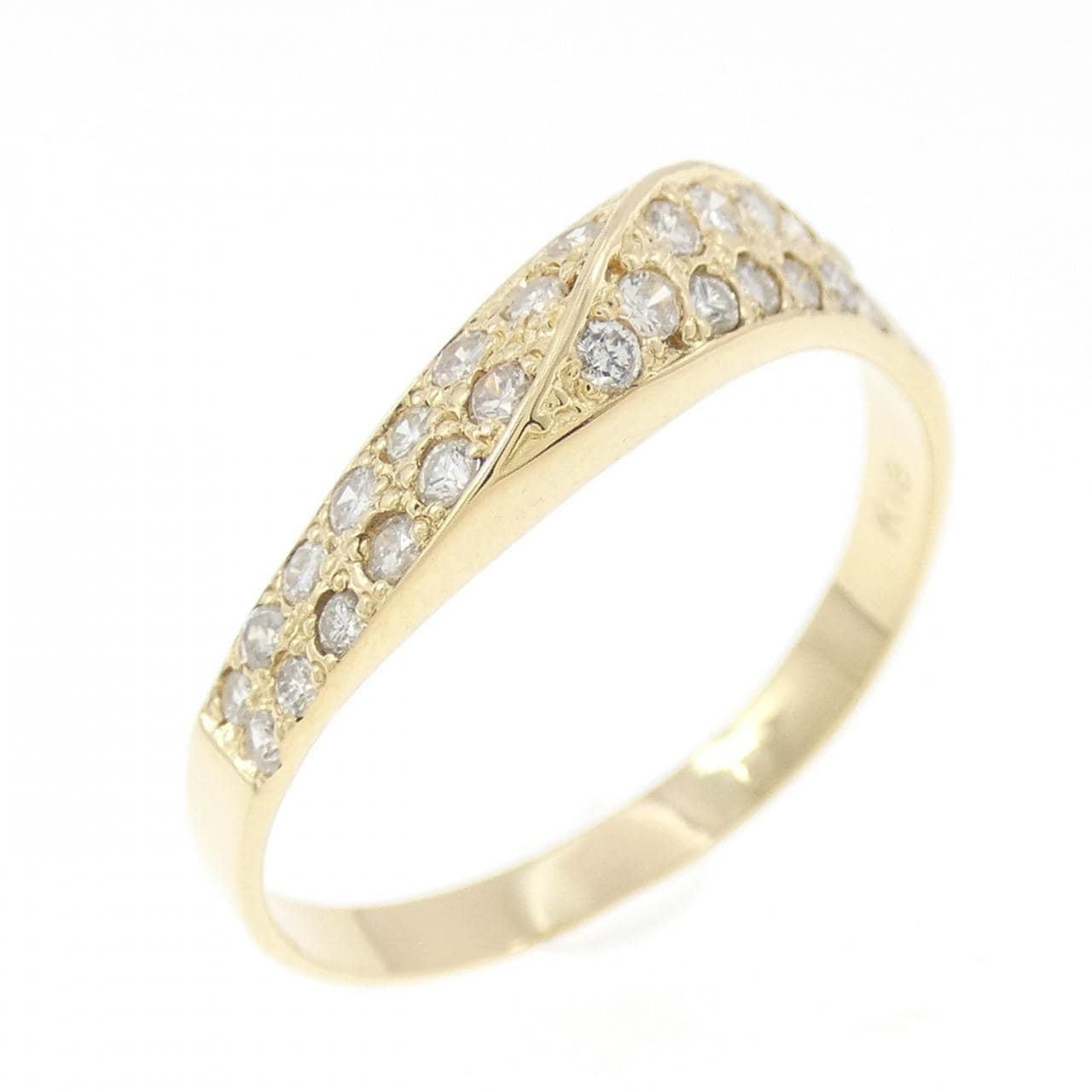 K18YG ダイヤモンド リング 0.29CT
