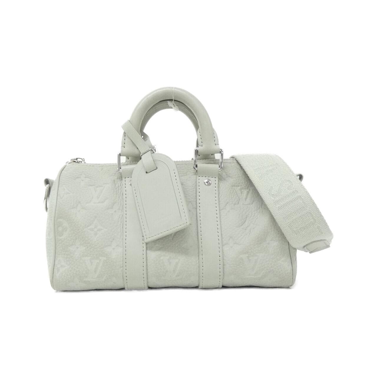 LOUIS VUITTON Taurillon Monogram Keepall Bandouliere 25 公分 M23163 波士頓包