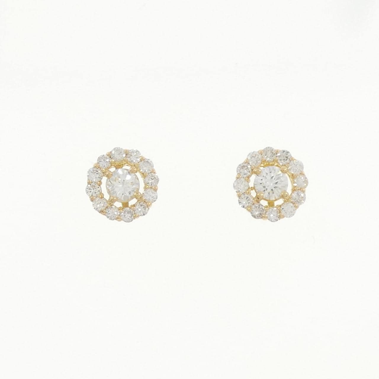 【リメイク】K18YG ダイヤモンド ピアス 0.70CT