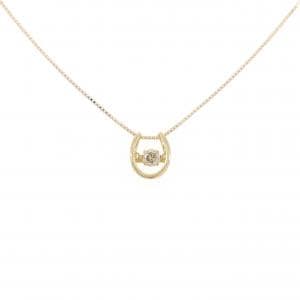 K18YG ダイヤモンド ネックレス 0.13CT