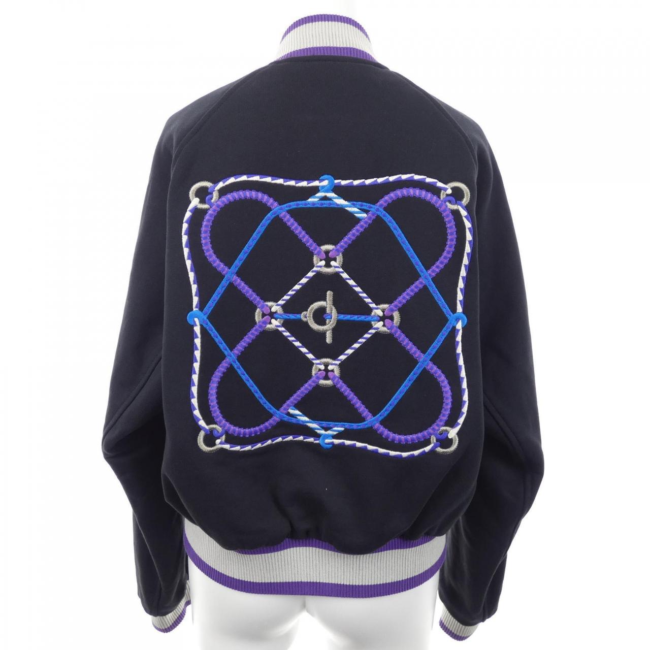 エルメス HERMES FIGURE ARTISTIQUE VARSITY EMBROIDE 3H4208DD ブルゾン