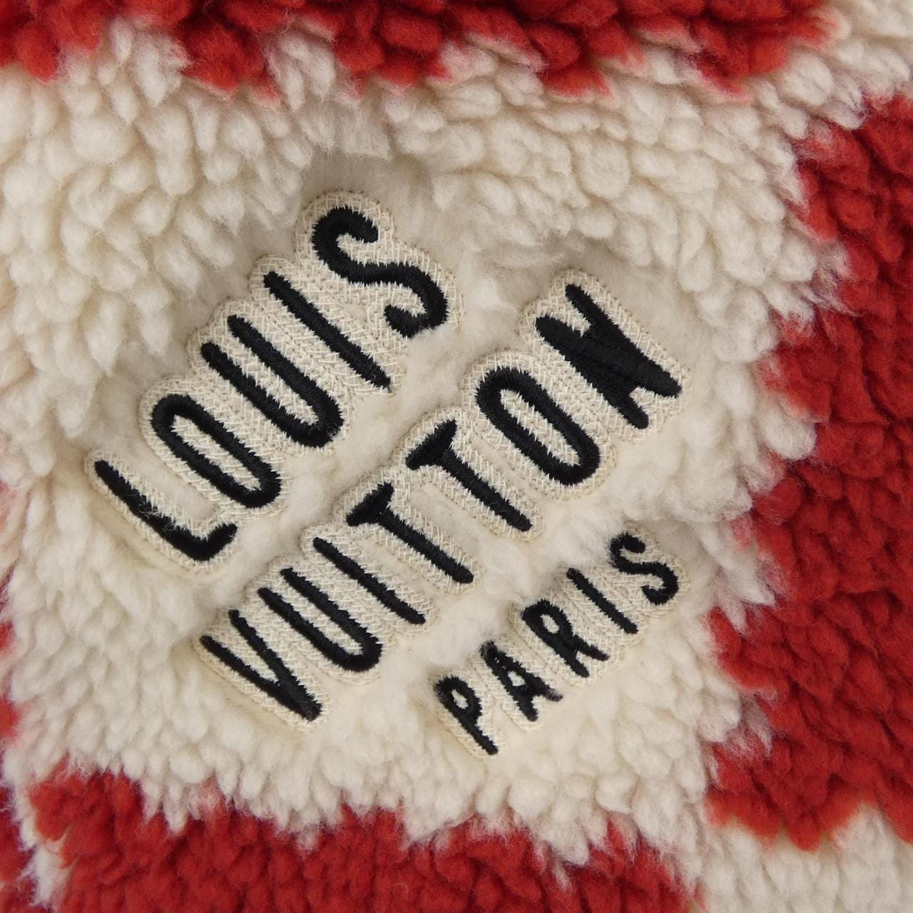 LOUIS VUITTON Vuitton 提花 Damier 抓絨外套 HMY04WI03