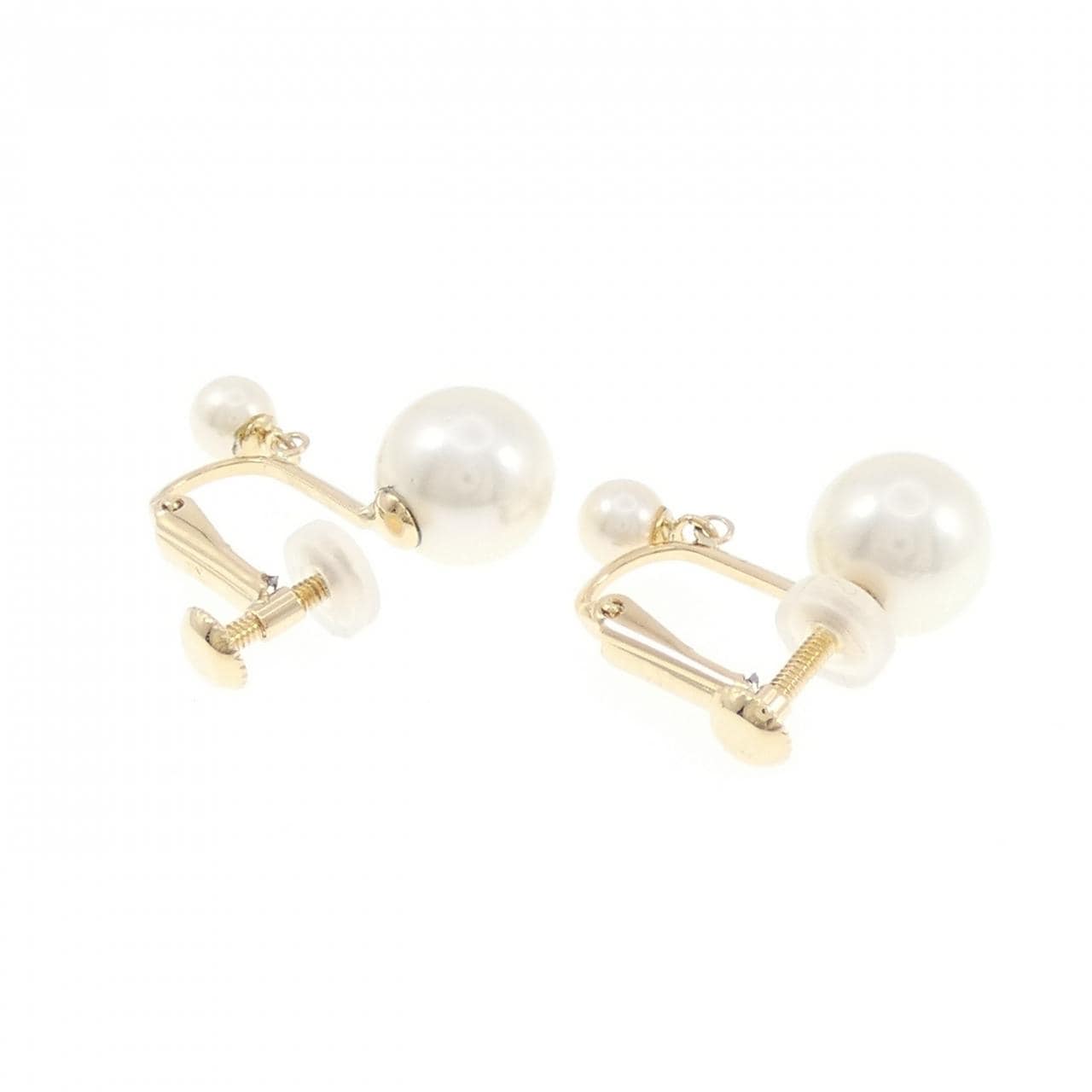 K18YG アコヤパール イヤリング 8.0mm