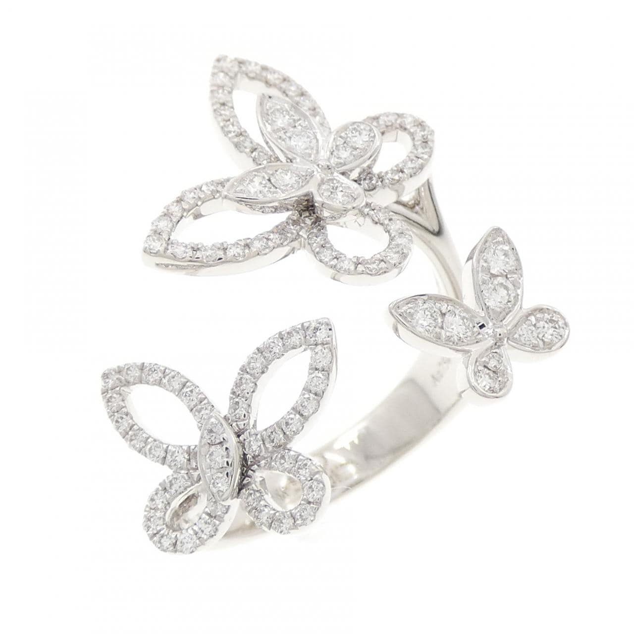 グラフ トリプル バタフライ シルエット リング