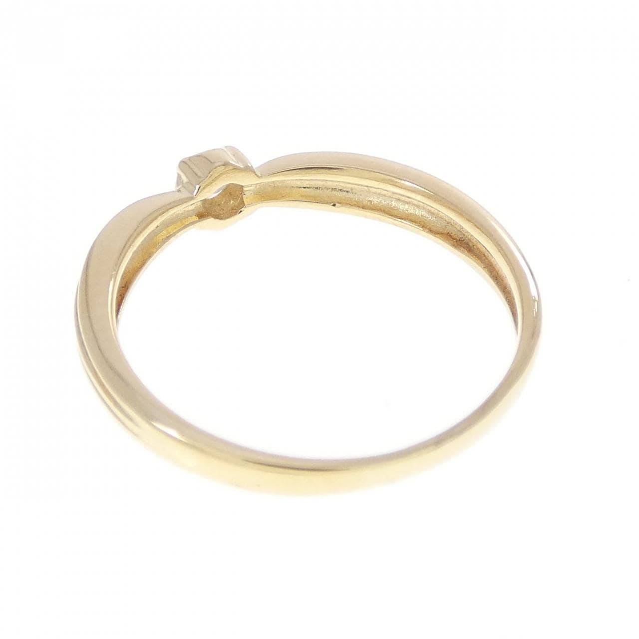 18KYG ダイヤモンド リング