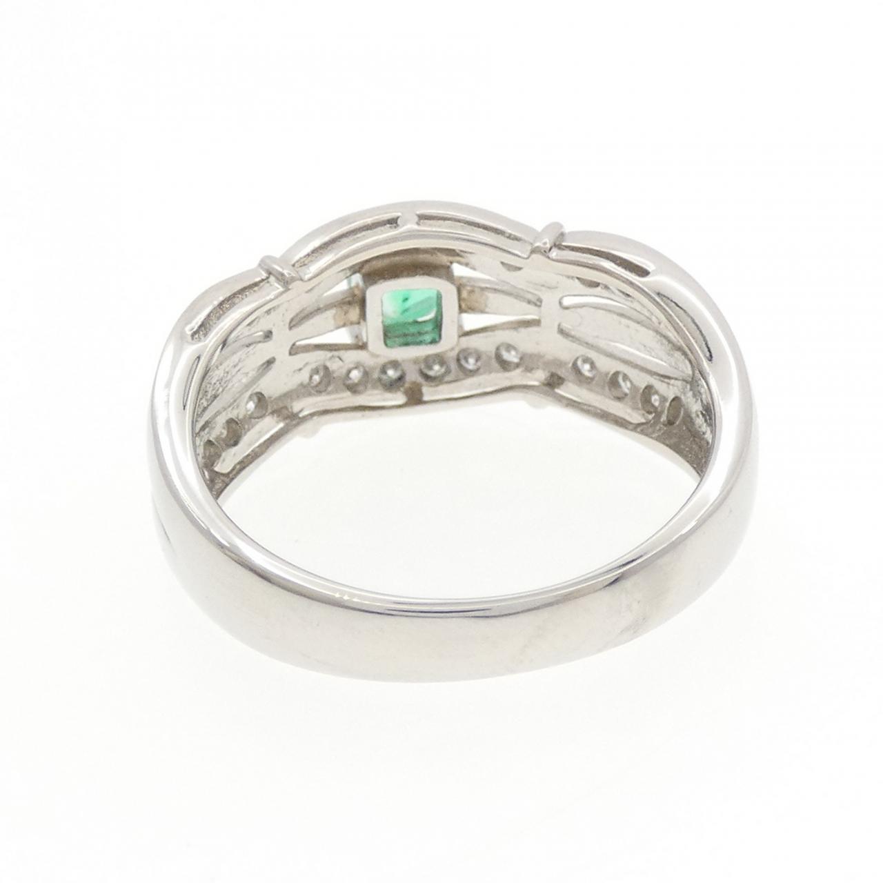 PT900 エメラルド リング 0.39CT