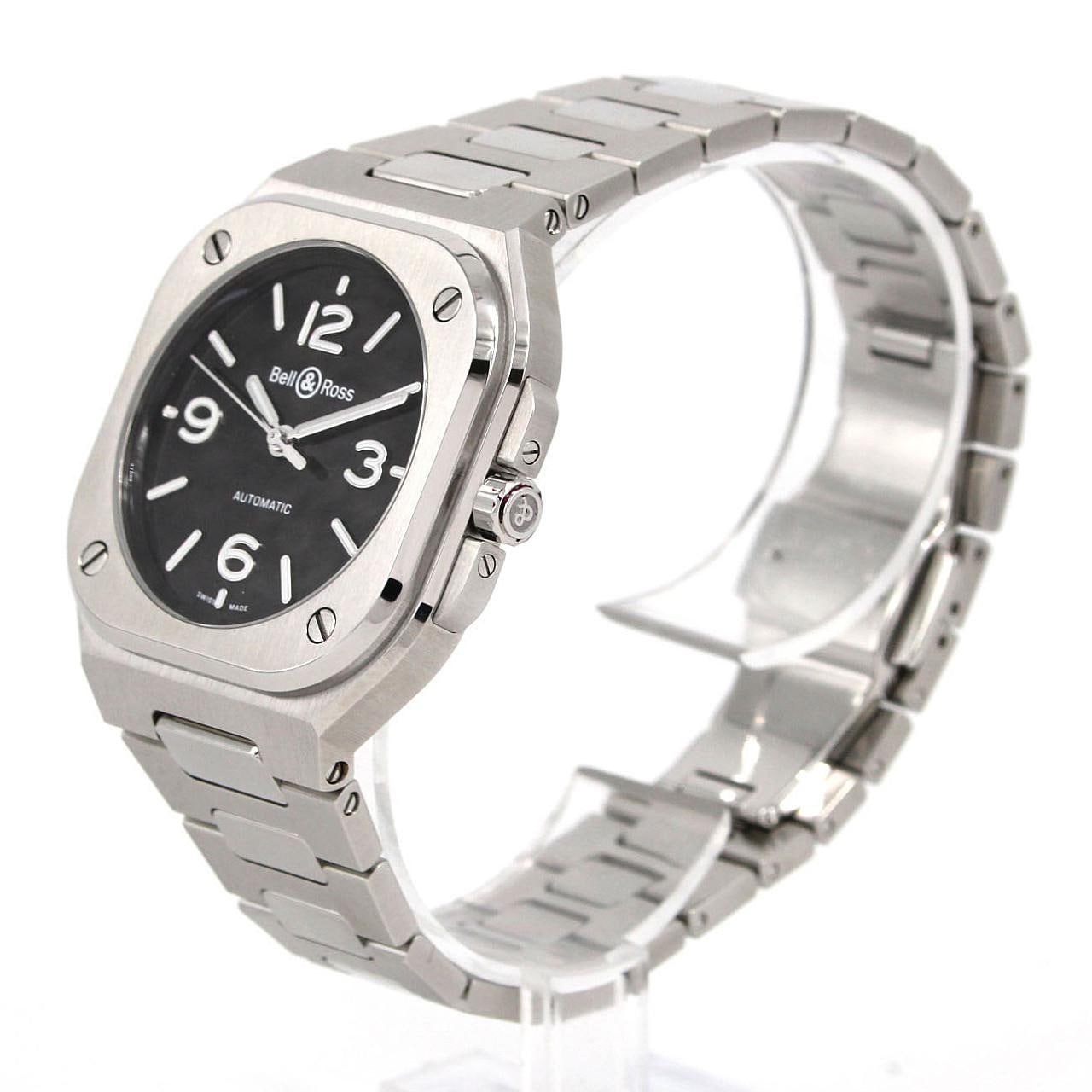 ベル&ロス BR05ブラックスティール BR05A-S-BL-ST/SST SS 自動巻