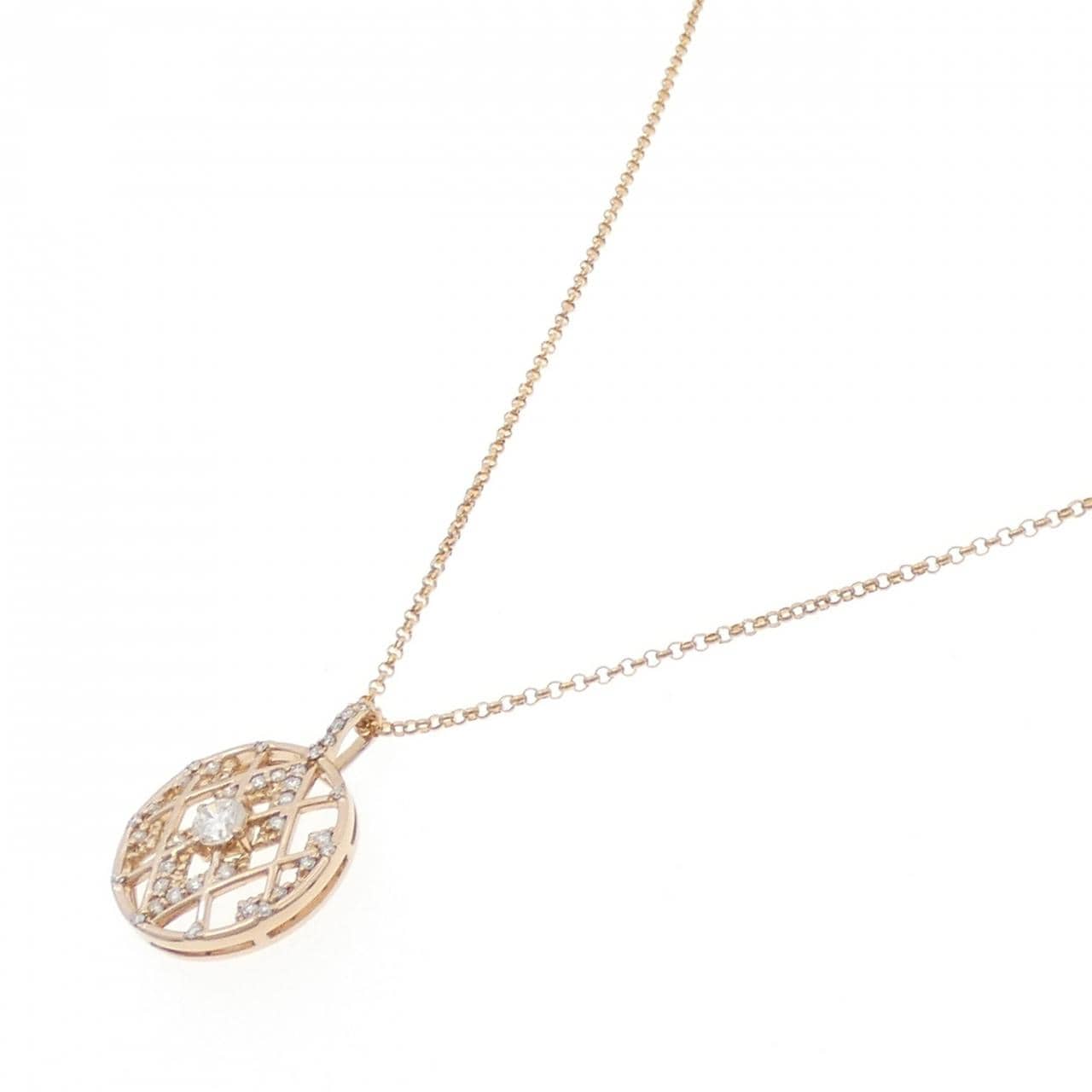 K18PG ダイヤモンド ネックレス 0.350CT