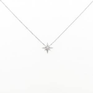 K10WG ダイヤモンド ネックレス 0.02CT