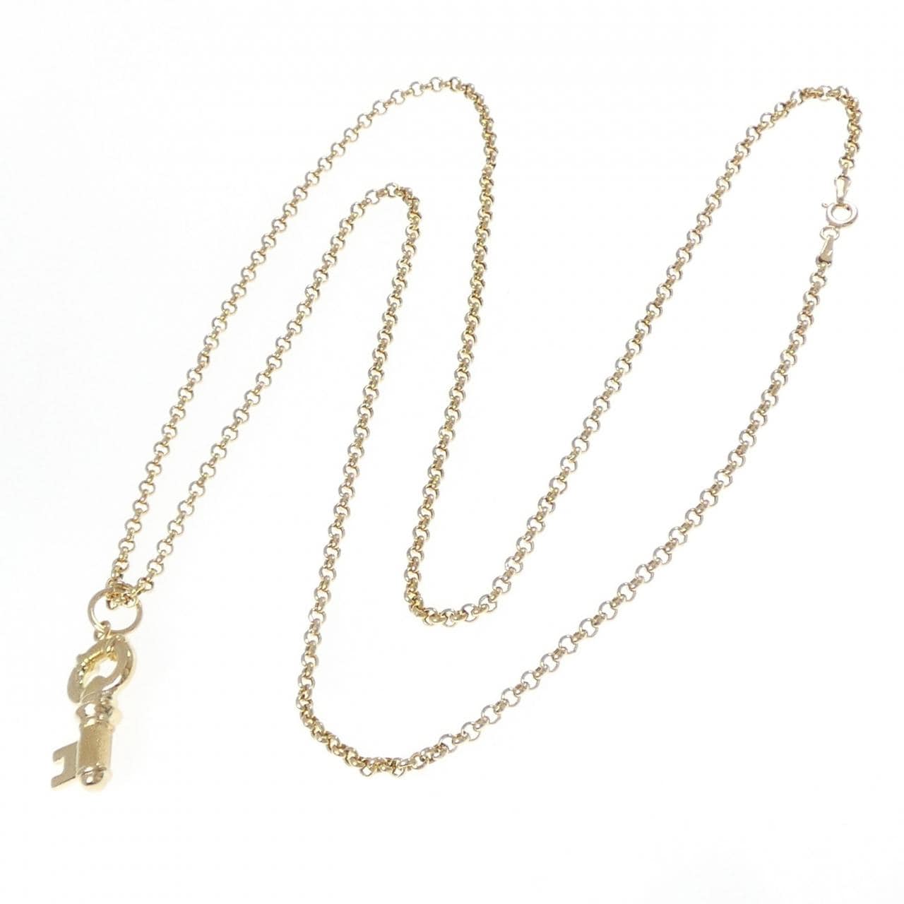 750YG キー ネックレス