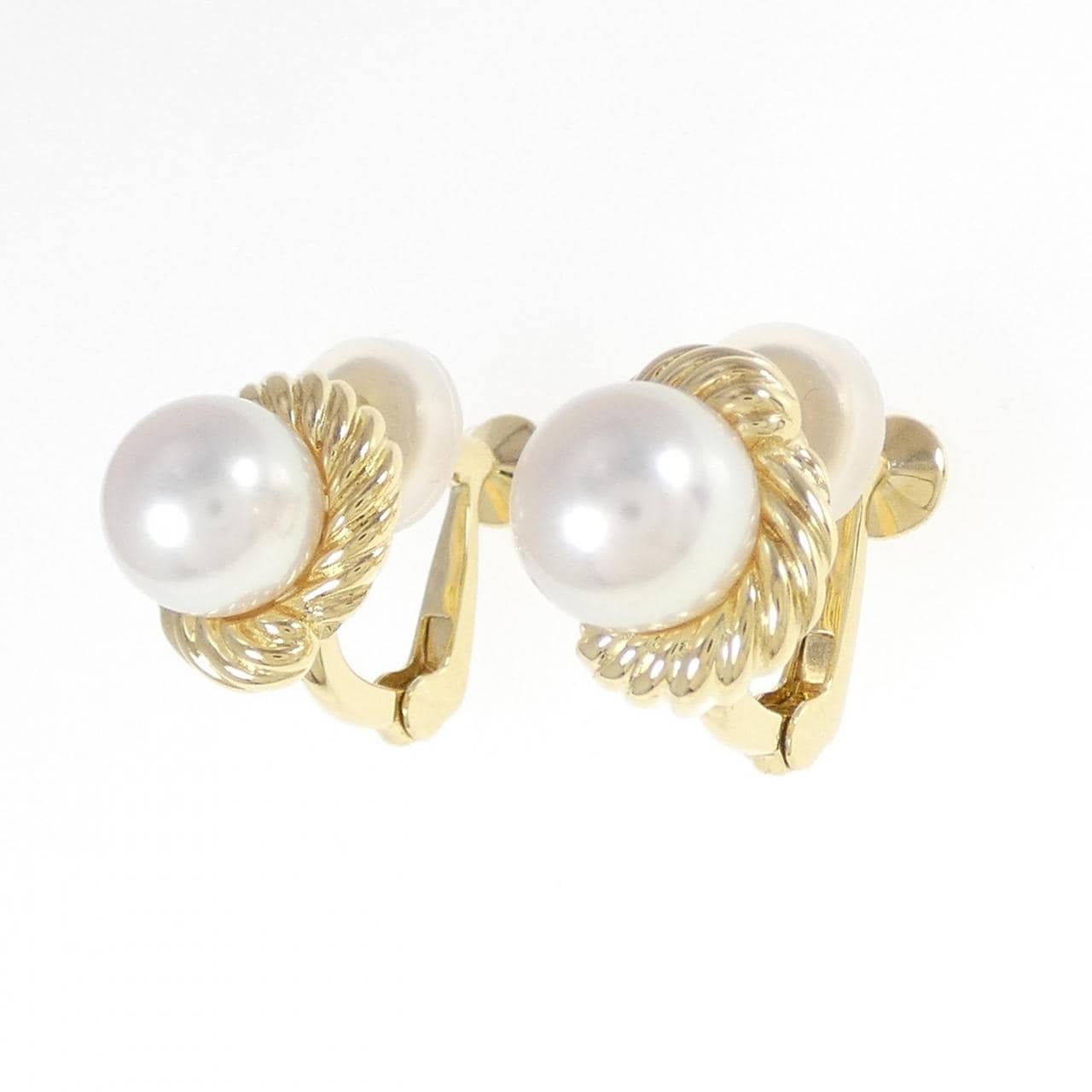 MIKIMOTO Akoya pearl earrings 8mm