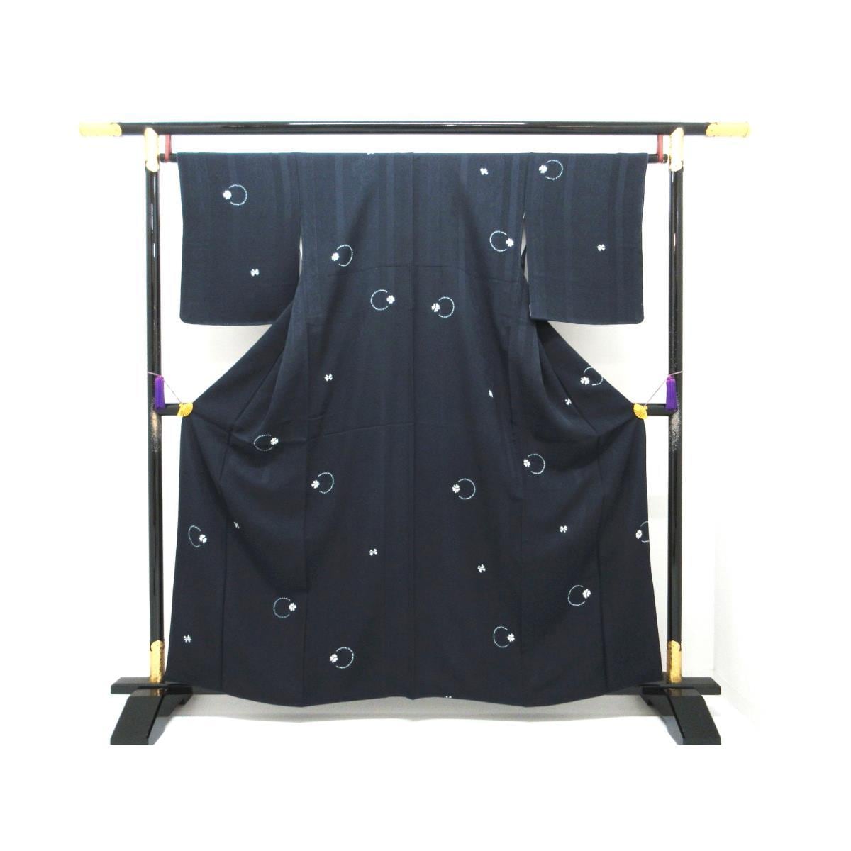 【未使用品】小紋　絞り入　身丈Ｓ寸