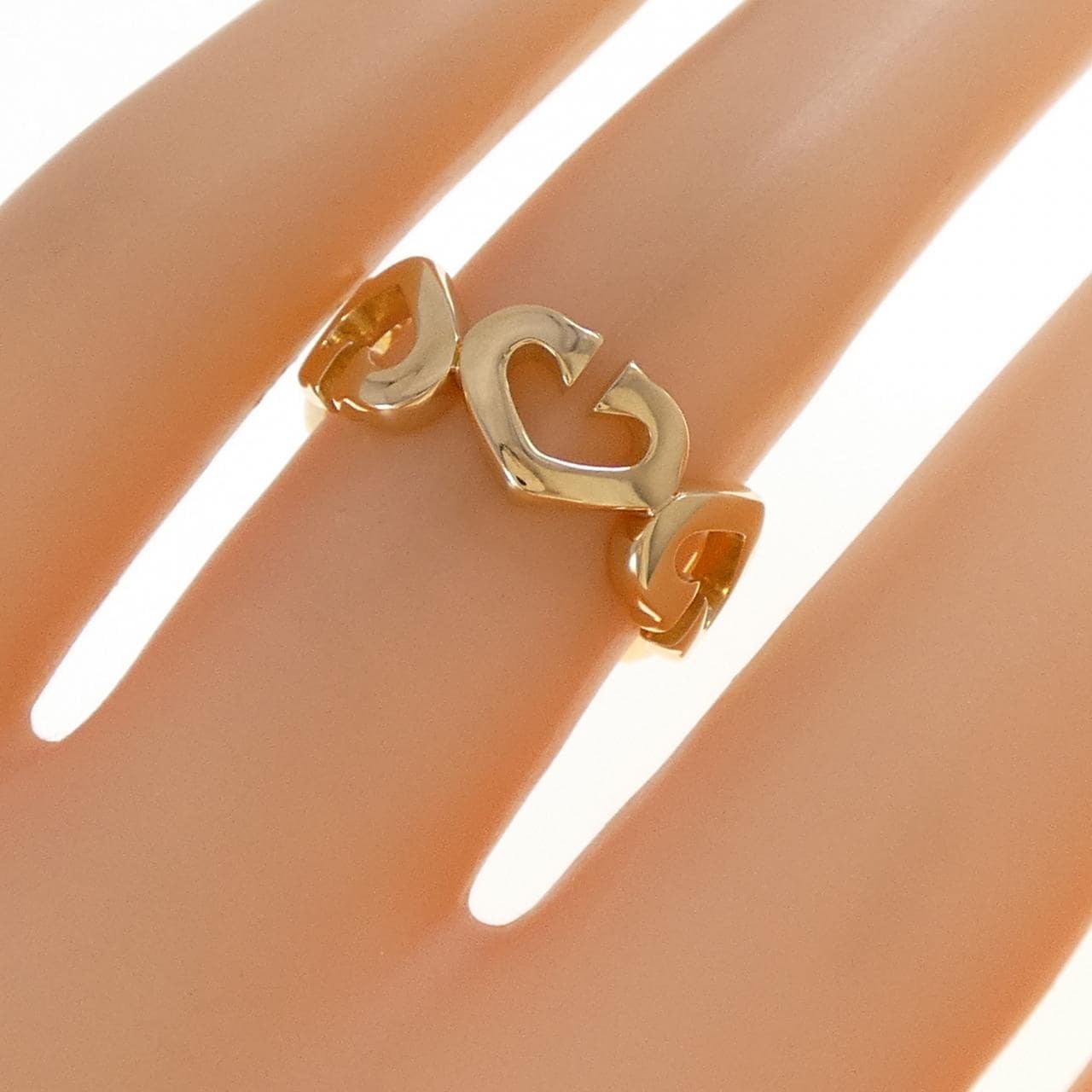 カルティエ Cハート リング