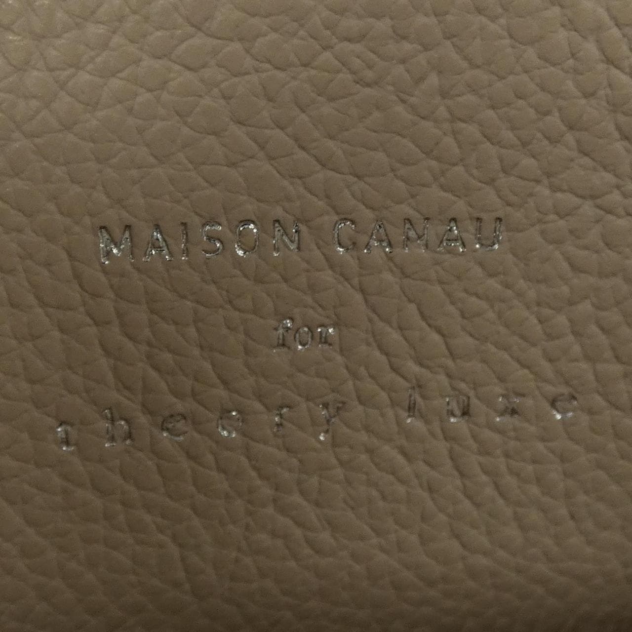 メゾンカナウ MAISON CANAU THEORY LUXE ROUND BOSTON BAG