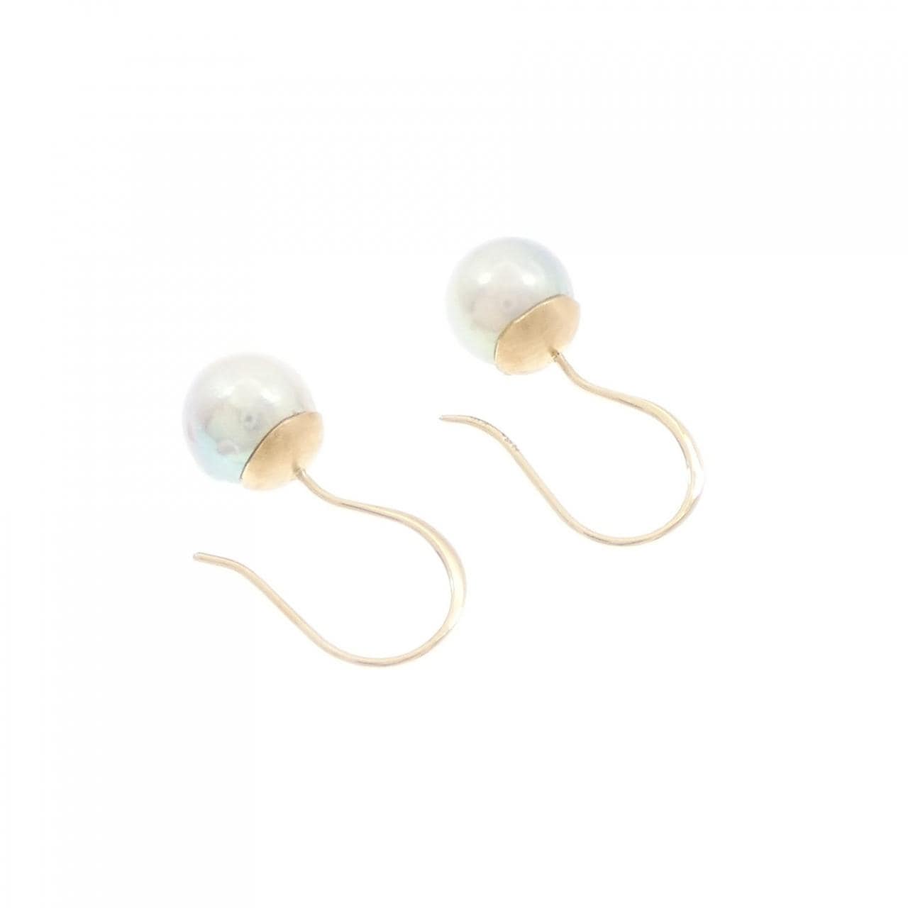 アガット アコヤパール ピアス 7.6mm