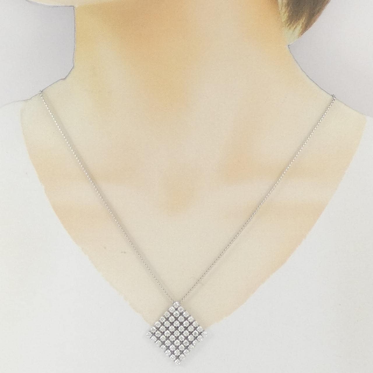ミキモト ダイヤモンド ネックレス 2.41CT