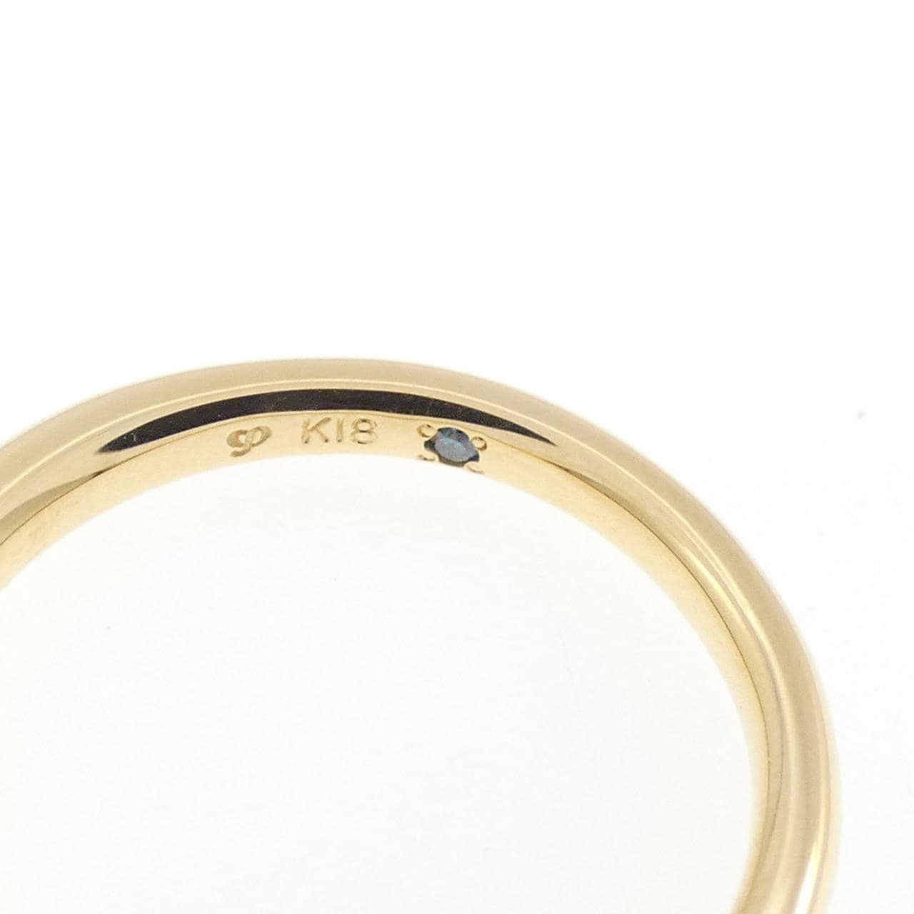 K18YG ダイヤモンド リング 0.08CT