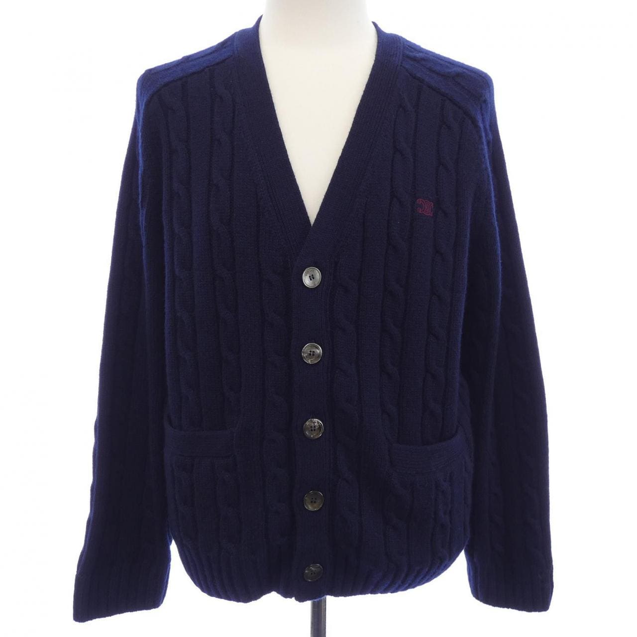 セリーヌ CELINE トリオンフ TRIOMPHE 2AD5G362W カーディガン