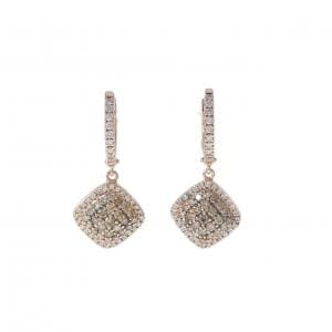 18KPG ダイヤモンド ピアス