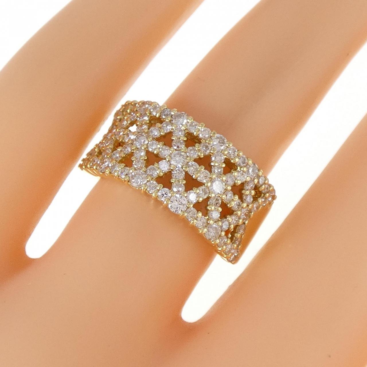 K18YG ダイヤモンド リング 1.10CT