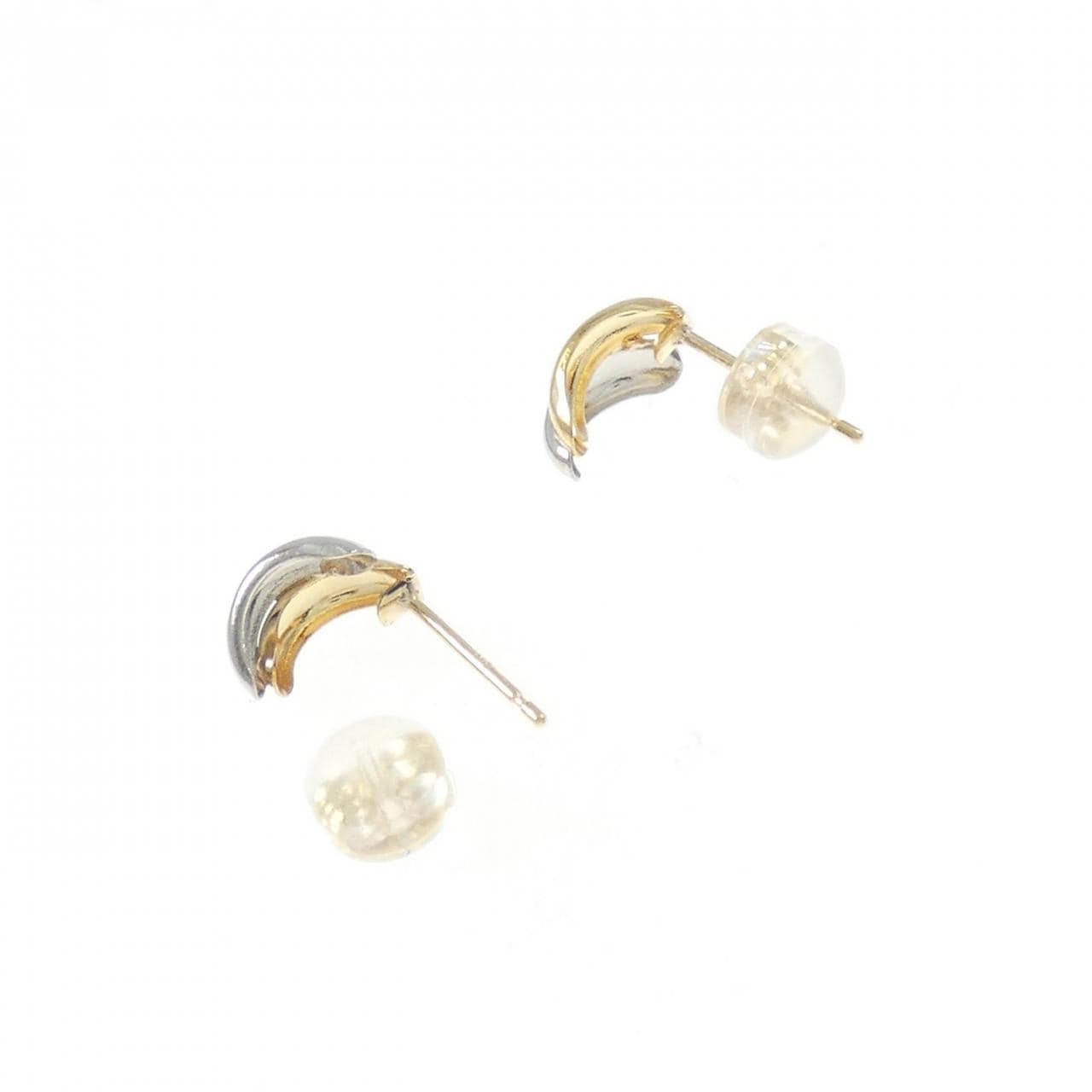 [新品] K18YG/PT900 耳環